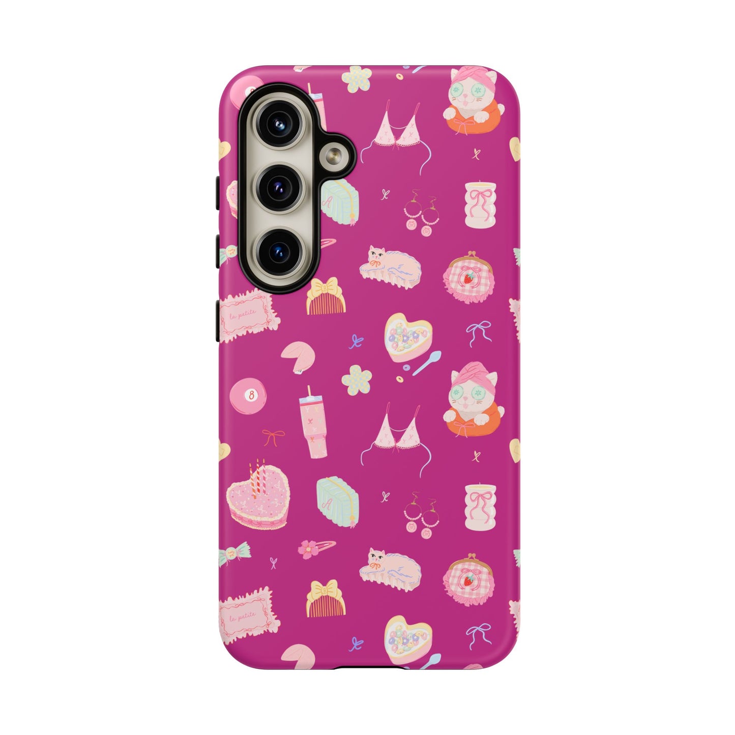 Just a Girl Cute Patterned Phone Case for Tough Protection, Fun Floral Cases, Trendy Accessory, Gift for Her, Vibrant Tech Cover