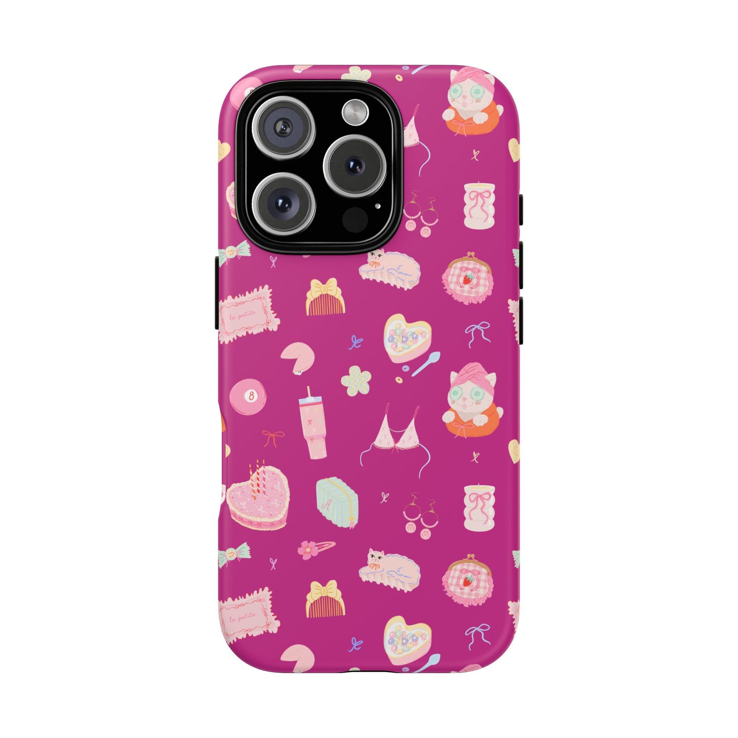 Just a Girl Cute Patterned Phone Case for Tough Protection, Fun Floral Cases, Trendy Accessory, Gift for Her, Vibrant Tech Cover
