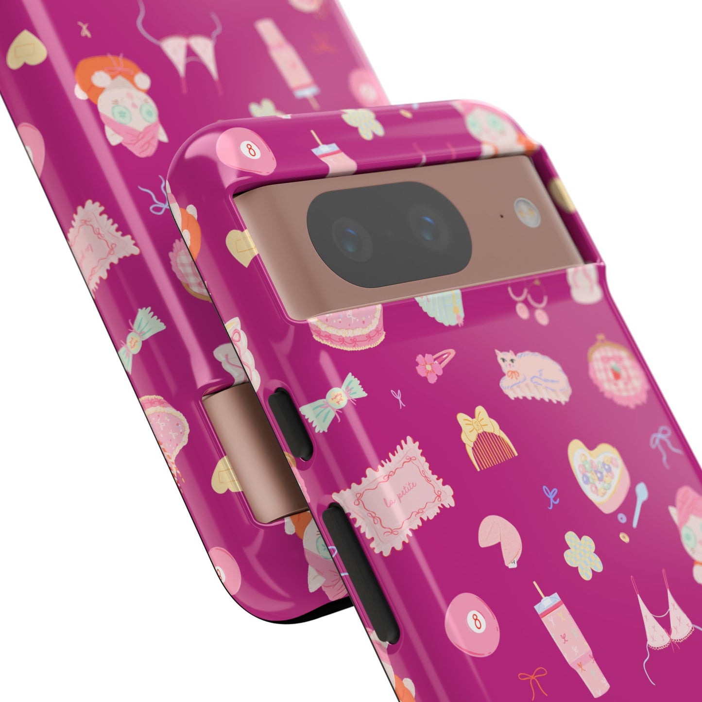 Just a Girl Cute Patterned Phone Case for Tough Protection, Fun Floral Cases, Trendy Accessory, Gift for Her, Vibrant Tech Cover