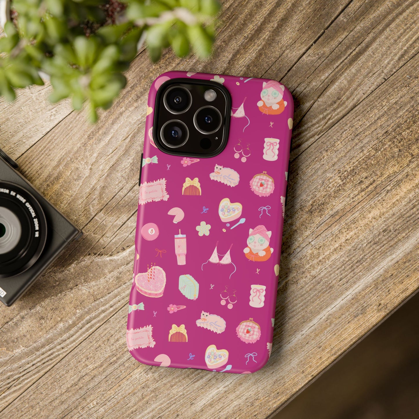 Just a Girl Cute Patterned Phone Case for Tough Protection, Fun Floral Cases, Trendy Accessory, Gift for Her, Vibrant Tech Cover