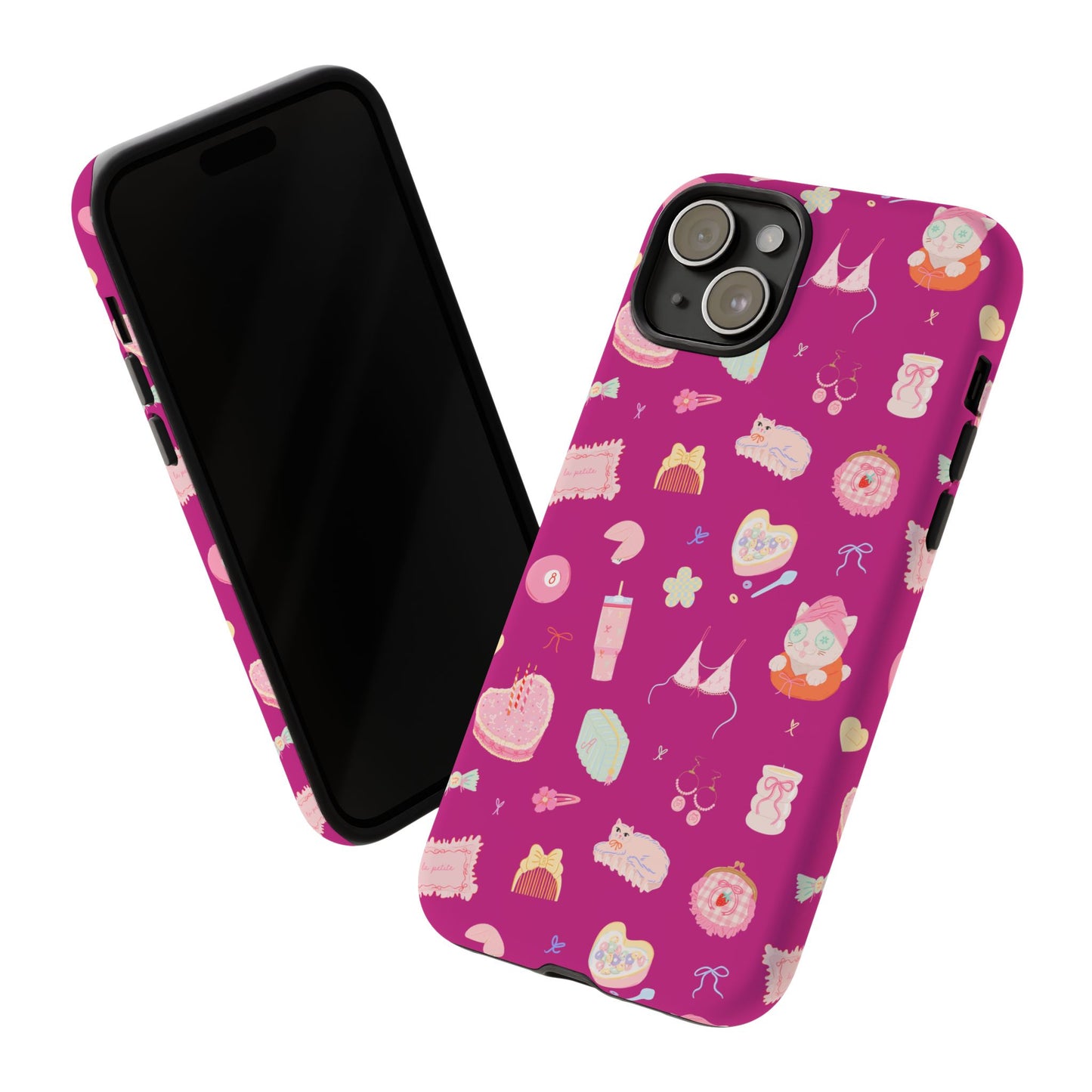 Just a Girl Cute Patterned Phone Case for Tough Protection, Fun Floral Cases, Trendy Accessory, Gift for Her, Vibrant Tech Cover