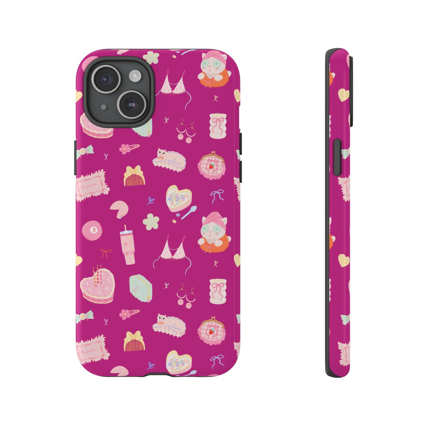 Just a Girl Cute Patterned Phone Case for Tough Protection, Fun Floral Cases, Trendy Accessory, Gift for Her, Vibrant Tech Cover