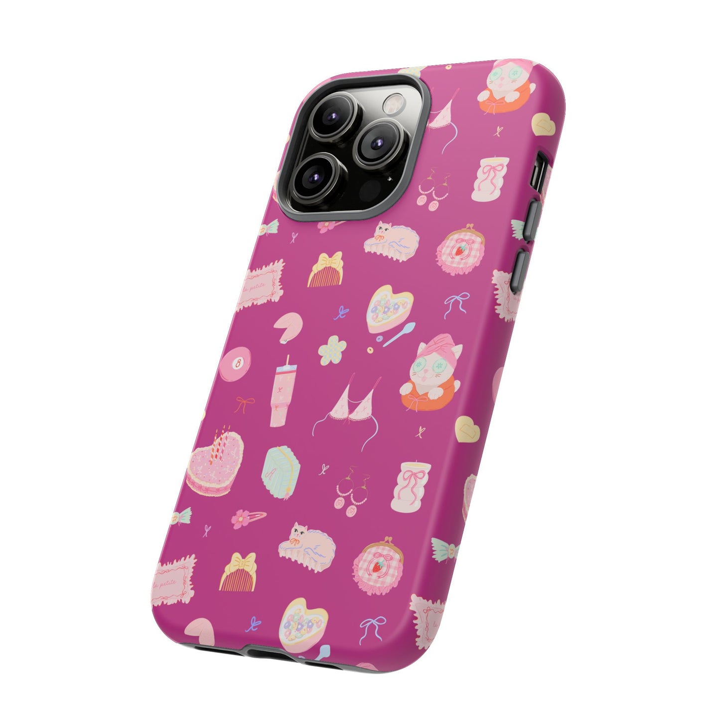 Just a Girl Cute Patterned Phone Case for Tough Protection, Fun Floral Cases, Trendy Accessory, Gift for Her, Vibrant Tech Cover