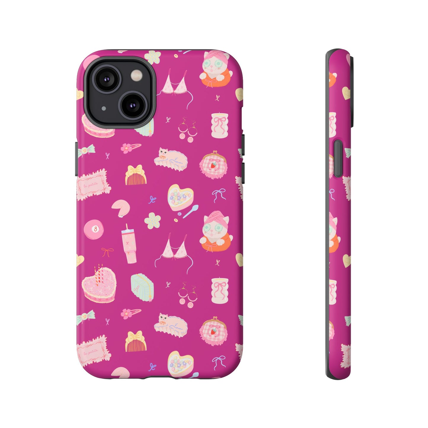 Just a Girl Cute Patterned Phone Case for Tough Protection, Fun Floral Cases, Trendy Accessory, Gift for Her, Vibrant Tech Cover