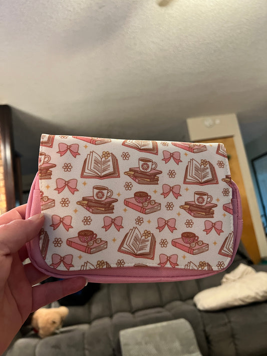 Bookish Planner Bag – Cute Storage Pouch for Stationery, Pens, Stickers & More | Tomes & Troves