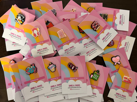Vinyl Bookish Pin Surprise