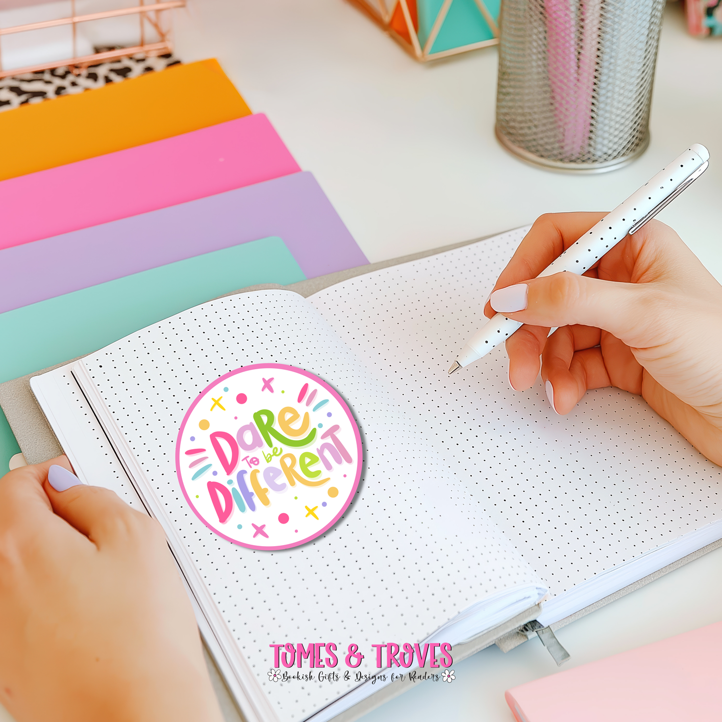 Bookish Sticker Pack Motivational Vinyl Sticker Bundle Cute Aesthetic Stickers for Kindle Laptop Water Bottle Reader Gift Set