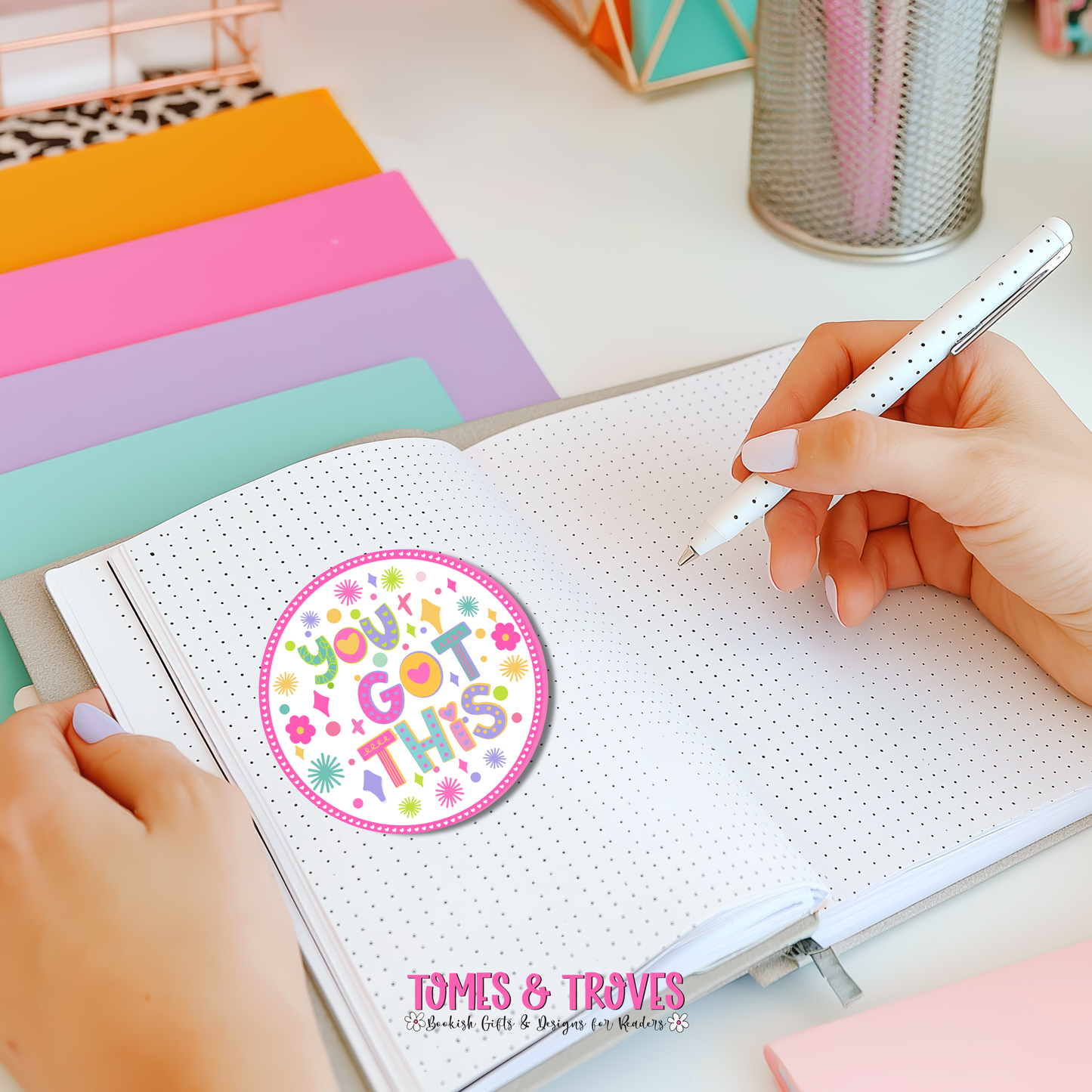 Bookish Sticker Pack Motivational Vinyl Sticker Bundle Cute Aesthetic Stickers for Kindle Laptop Water Bottle Reader Gift Set