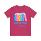 Books Over Reality Tee, Cute Literary T-Shirt, Reading Lover Gift, Cozy Bookish Apparel, Bookworm Short Sleeve Shirt - Tomes and Troves