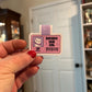 Cute Library magnetic Bookmark Laminated Hand-Drawn Bookmark for Book Lovers bookish gift - Tomes and Troves
