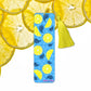 Lemon Mediterranean Bookmark Laminated Hand-Drawn Bookmark for Book Lovers bookish gift - Tomes and Troves