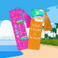 Beach Reads Bookmark set of 4 Laminated Hand-Drawn Bookmark for Book Lovers bookish gift - Tomes and Troves