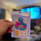 Rainy Day Bookmark Laminated Hand-Drawn Bookmark for Book Lovers bookish gift - Tomes and Troves