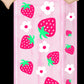 Strawberry Pillar Candle Bookmark | Glitter Laminated Bookmark | Fruit-Themed Book Accessory | Whimsical Strawberry Book Lover Gift | 2.6x6 - Tomes and Troves
