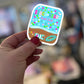 Beach reads book club hand drawn Stickers, Cute Animal Stickers, Laptop Decals, Vinyl Sticker Pack, Planner Accessories, - Tomes and Troves
