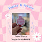 Cute Library magnetic Bookmark Laminated Hand-Drawn Bookmark for Book Lovers bookish gift - Tomes and Troves