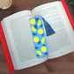 Lemon Mediterranean Bookmark Laminated Hand-Drawn Bookmark for Book Lovers bookish gift - Tomes and Troves
