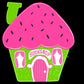 Strawberry Library Magnetic Bookmark - Tomes and Troves