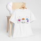 Cute hand drawn bookish Ghosts Unisex Tee, Bookish T-Shirt, Halloween Shirt, Literary Spirits Top, Ghostly Cotton Tee - Tomes and Troves