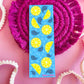 Lemon Mediterranean Bookmark Laminated Hand-Drawn Bookmark for Book Lovers bookish gift - Tomes and Troves