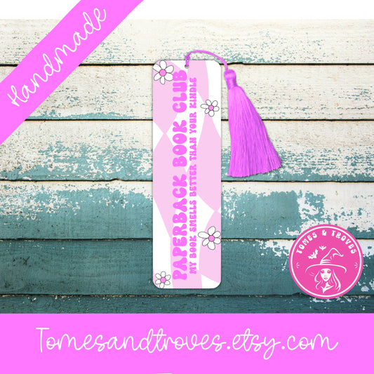 Bookish Handmade Bookmark High-Resolution | Cute Bookmark Book Lovers - Tomes and Troves