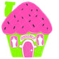 Strawberry Library Magnetic Bookmark - Tomes and Troves