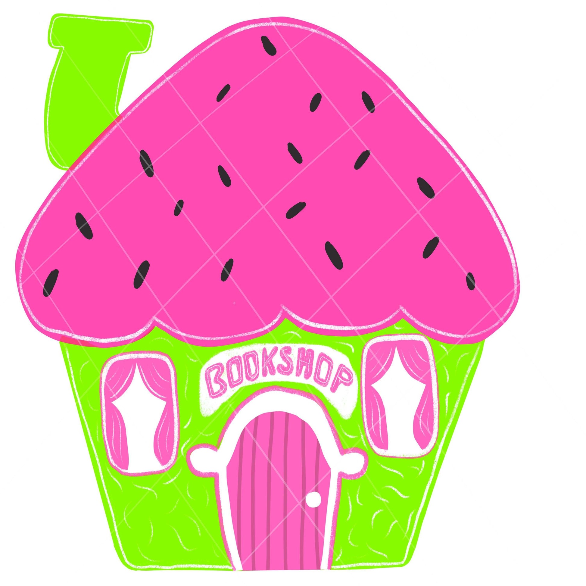 Strawberry Library Magnetic Bookmark - Tomes and Troves