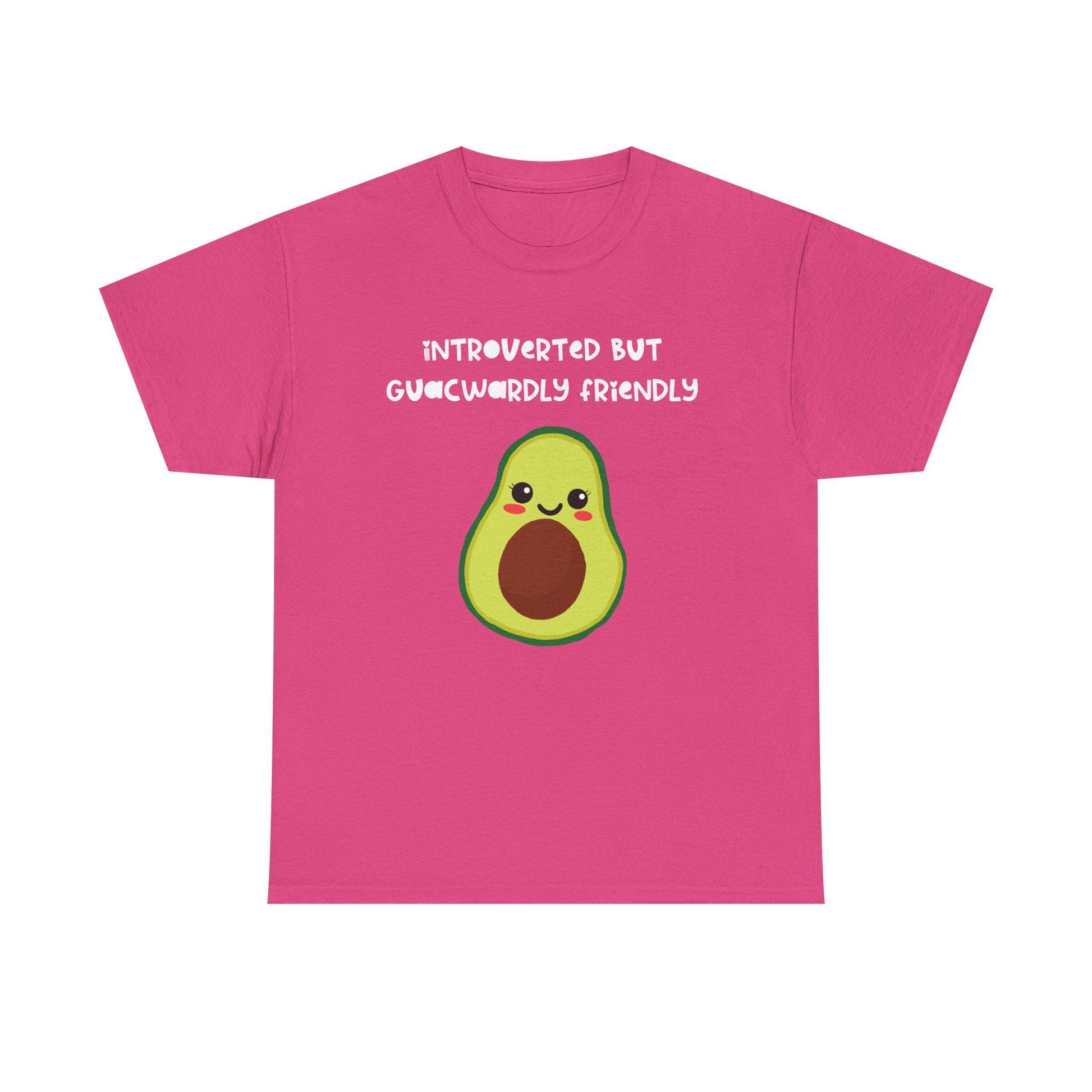 Cute hand drawn Avocado Tee - Fun Graphic T-Shirt, Unisex Cotton Tee, Gift for Avocado Lovers, Casual Wear, Summer Fashion - Tomes and Troves