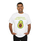 Cute hand drawn Avocado Tee - Fun Graphic T-Shirt, Unisex Cotton Tee, Gift for Avocado Lovers, Casual Wear, Summer Fashion - Tomes and Troves
