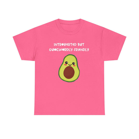 Cute hand drawn Avocado Tee - Fun Graphic T-Shirt, Unisex Cotton Tee, Gift for Avocado Lovers, Casual Wear, Summer Fashion - Tomes and Troves
