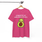 Cute hand drawn Avocado Tee - Fun Graphic T-Shirt, Unisex Cotton Tee, Gift for Avocado Lovers, Casual Wear, Summer Fashion - Tomes and Troves