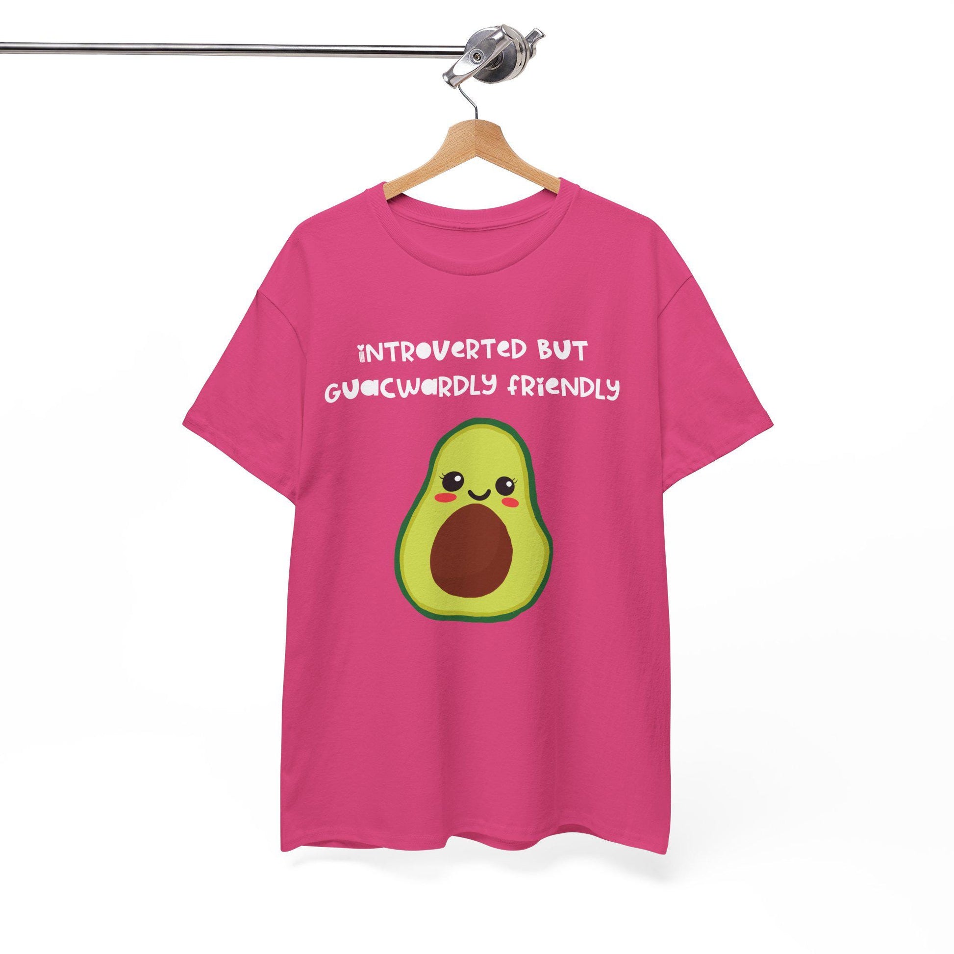 Cute hand drawn Avocado Tee - Fun Graphic T-Shirt, Unisex Cotton Tee, Gift for Avocado Lovers, Casual Wear, Summer Fashion - Tomes and Troves