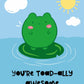 Youre Toad-ally Awesome Frog Pun Greeting Card  Cute Amphibian Card for Friends, Encouragement, or Just Because - Tomes and Troves