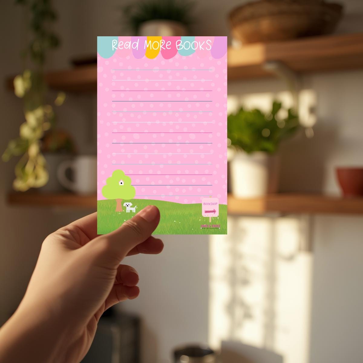Pour l'amour des livres - Bloc-notes 10 x 15 cm