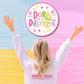Autocollant "Dare To Be Different", autocollant rond en vinyle de 4 pouces, autocollant de motivation coloré, autocollant imperméable pour ordinateur portable, cadeau inspirant, santé mentale