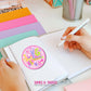 Retro Groovy LOVE Sticker: Peace Sign, Flowers, Bookish Vinyl Decal